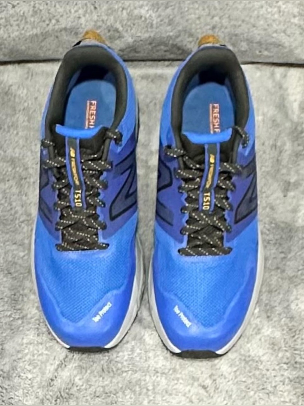 New Balance Men's Blue and Black Athletic Running Shoes Size 11 wide